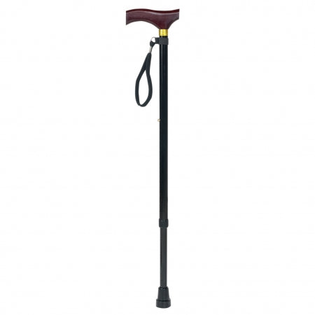 Extending Walking Stick with Wooden Handle