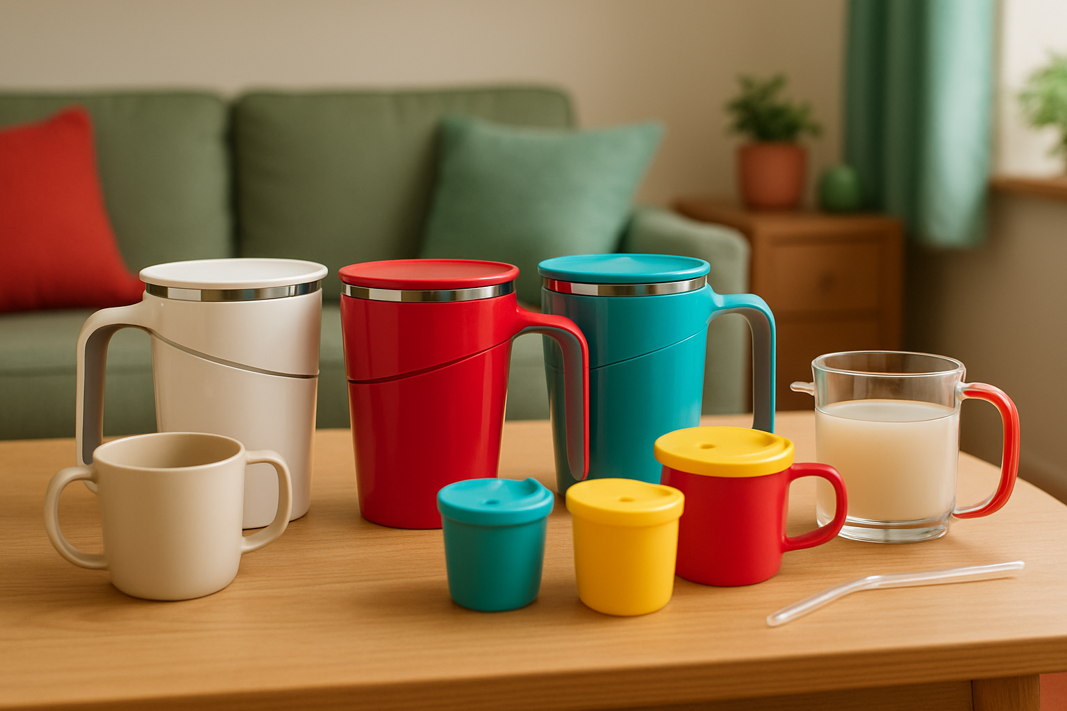 Cups and drinking support