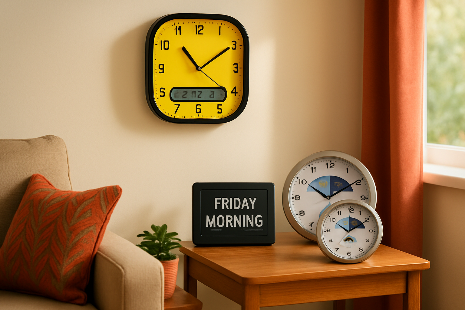 Day clocks and reminders
