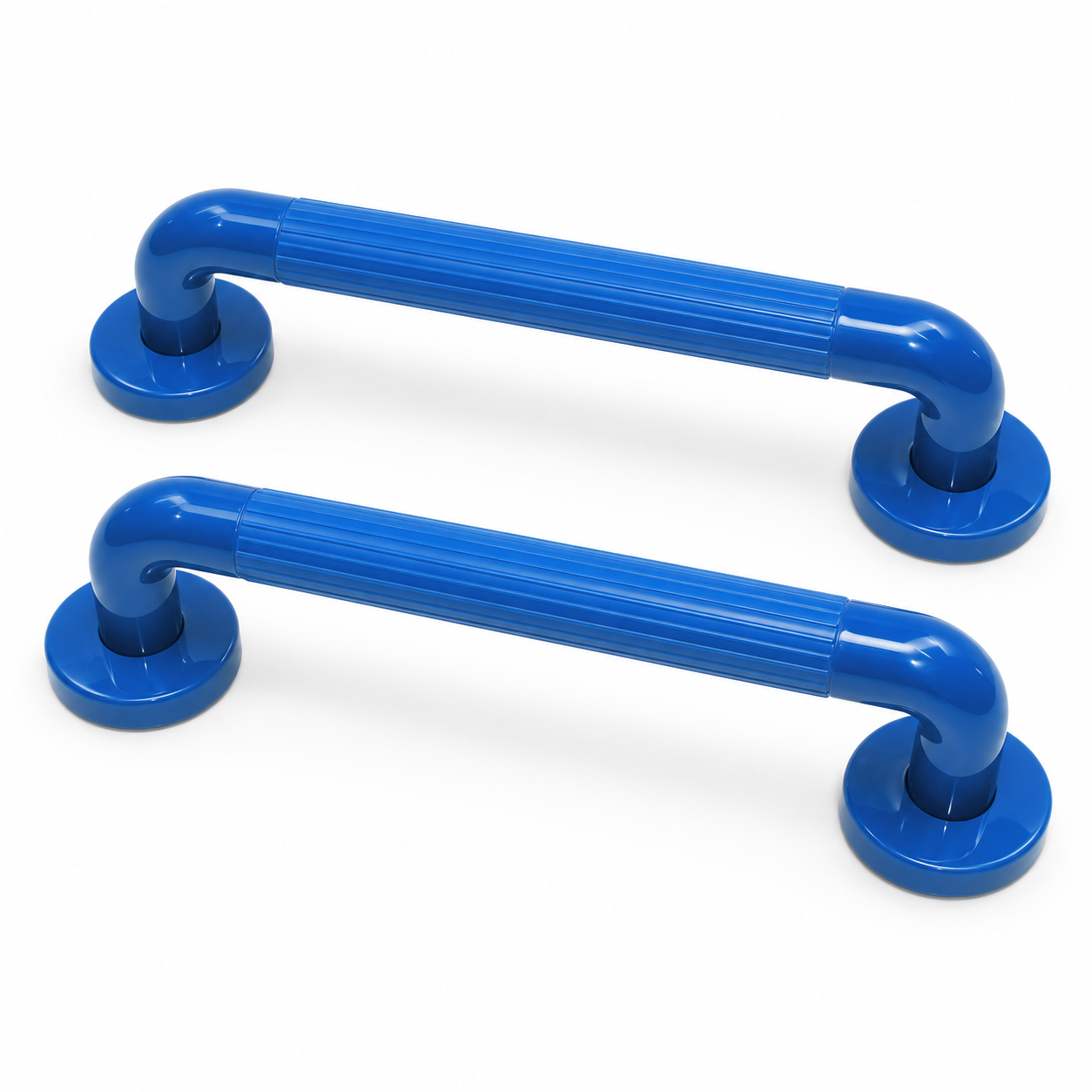 ABS Plastic Fluted Grab Rail Twin Pack